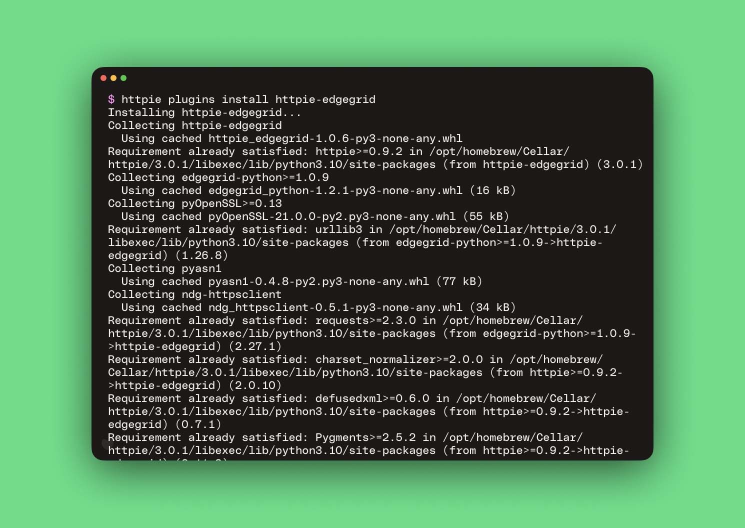 HTTPie plugin manager