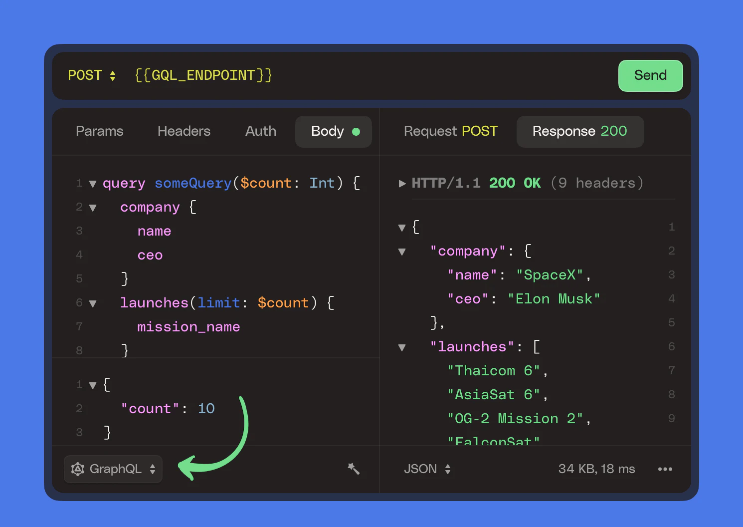 GraphQL API support in HTTPie