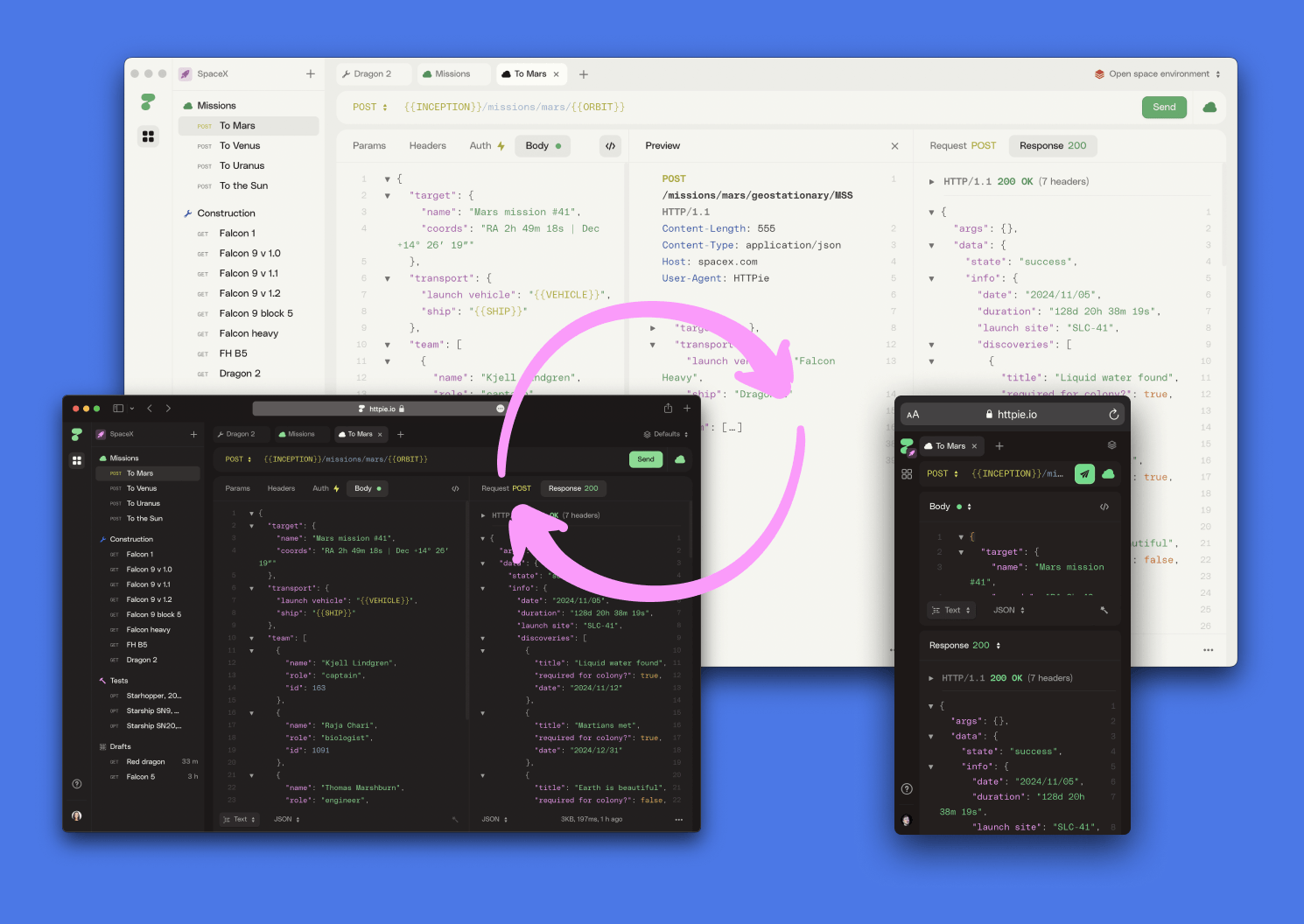 Real-time sync across devices